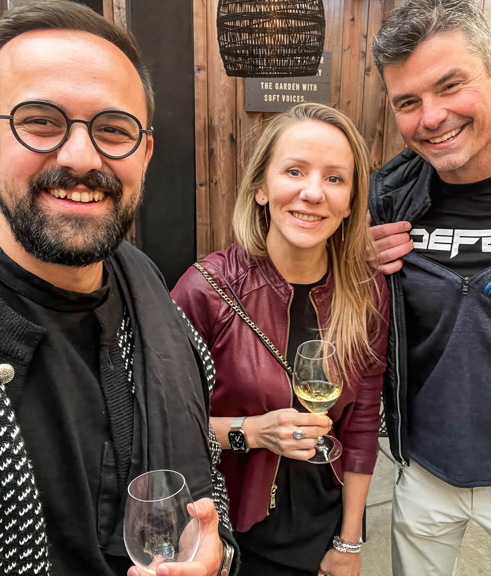The Emptyvessel founders together